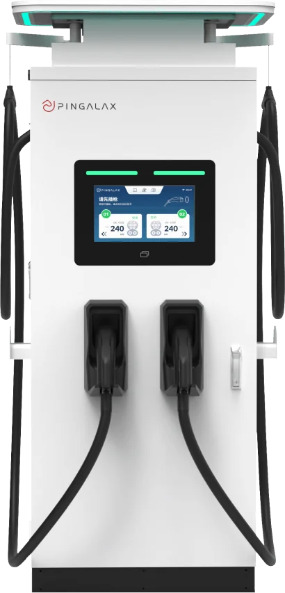 Borne de recharge rapide DC PINGALAX série Standard à deux pistolets